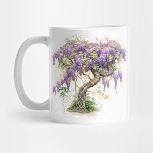 Wisteria Watercolor Mug